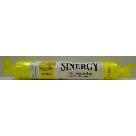 SINERGY Traubenzucker Zitrone Rolle 40 g