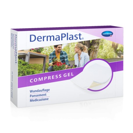 DERMAPLAST Compress Gel 7.5x10cm 10 Stk