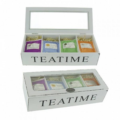 HERBORISTERIA Holzbox Living Teatime m 4x10 Btl