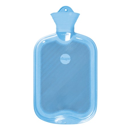 SÄNGER Wärmflasche 2l Lamelle 1seitig hellblau