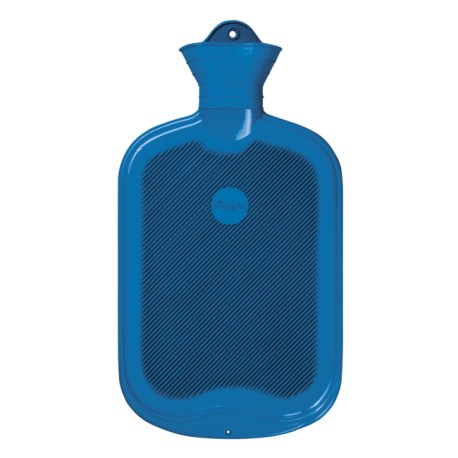 SÄNGER Wärmflasche 2l Lamelle 1seitig blau