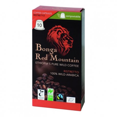 ORIG FOOD Bonga Red Mountain Kaps Ristr 10 Stk