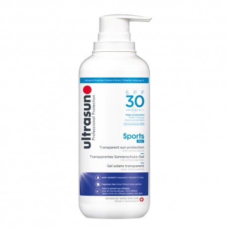 ULTRASUN Sports Gel SPF 30 Disp 400 ml