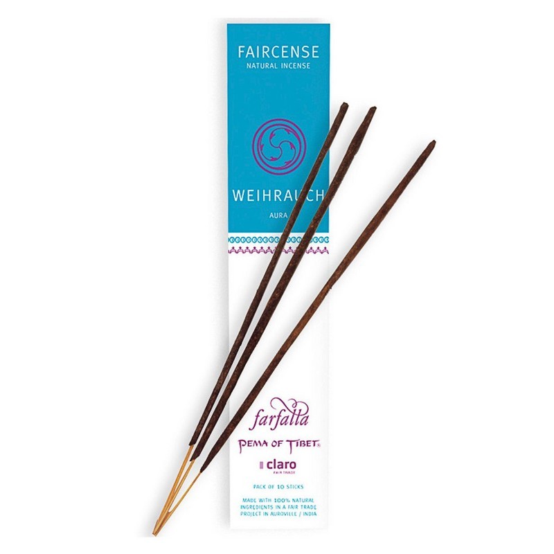 FAIRCENSE Räucherstäbchen Weihrauch/Aura 10 Stk