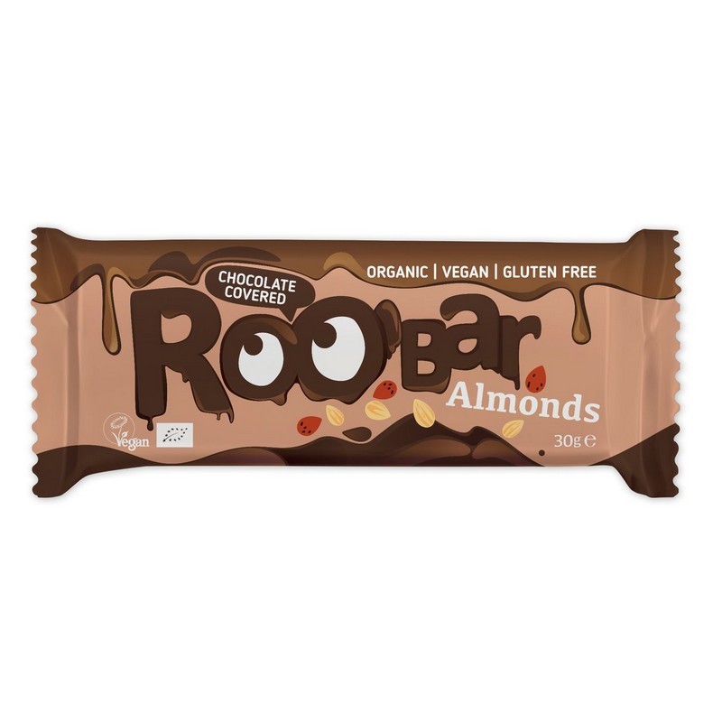 ROOBAR Schokoriegel mit Mandel 30 g