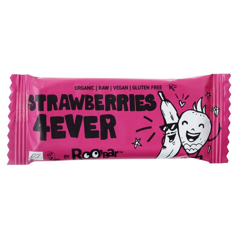 ROOBAR Rohkostriegel Strawberries 4ever 30 g ROOBAR Rohkostriegel Strawberries 4ever 30 g