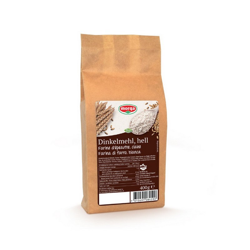 MORGA Dinkelmehl hell Bio Btl 400 g MORGA Dinkelmehl hell Bio Btl 400 g