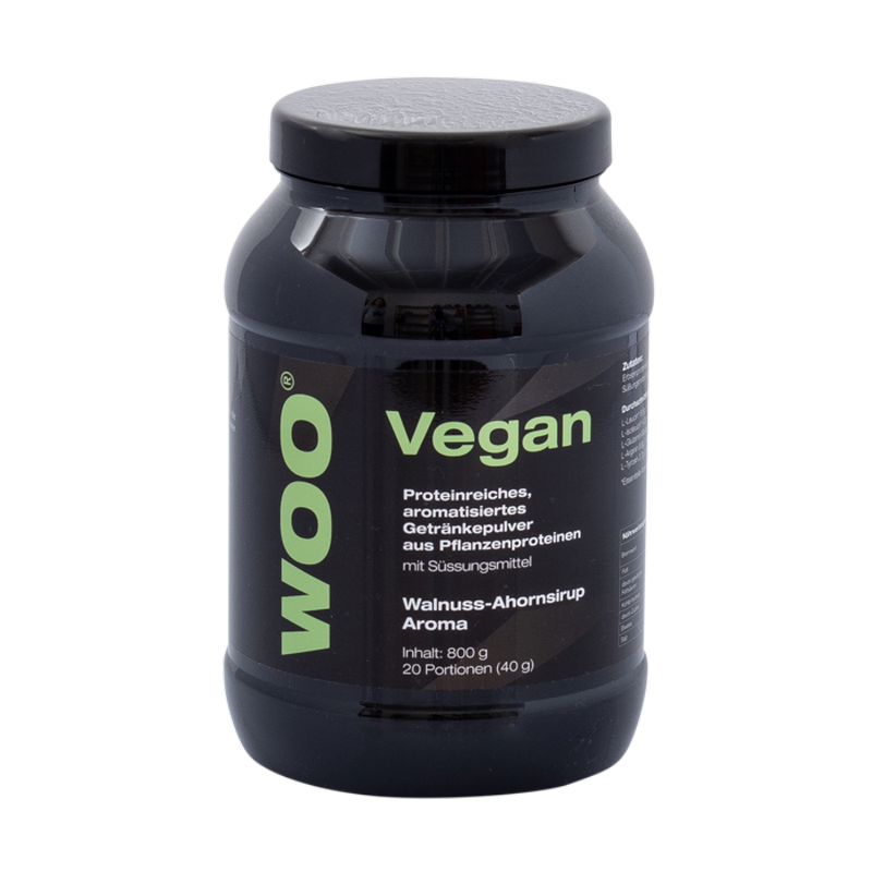 WOO Vegan Protein Plv Walnuss Ahornsirup Ds 800 g