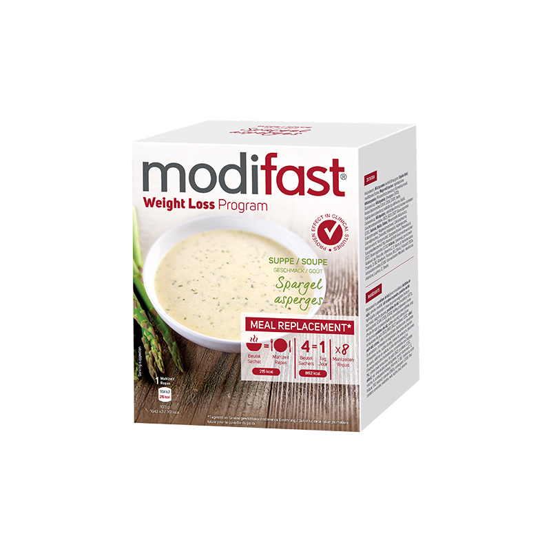 MODIFAST Suppe Spargel 8 x 55 g - Online kaufen - Gewichtskontrolle