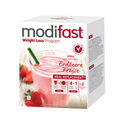 MODIFAST Drink Erdbeere 8 x 55 g - Online kaufen - Gewichtskontrolle