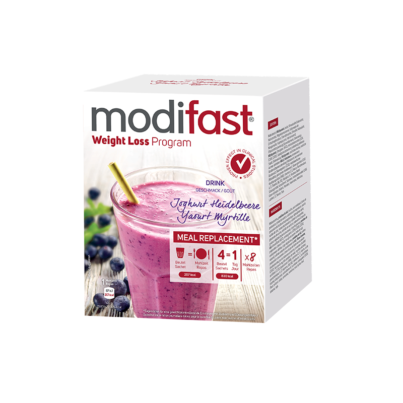 MODIFAST Drink Yoghurt Heidelbeere 8 x 55 g - Online kaufen - Gewic... MODIFAST Drink Yoghurt Heidelbeere 8 x 55 g - Online kaufen - Gewic...
