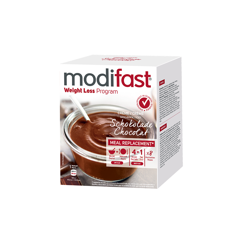 MODIFAST Crème Schokolade 8 x 55 g - Online kaufen - Gewichtskontrolle