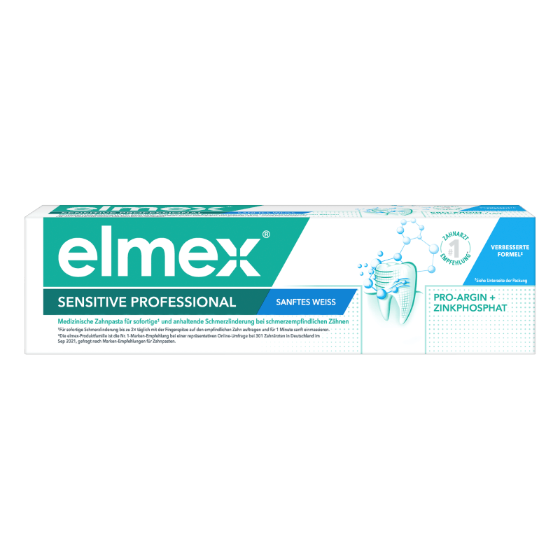 ELMEX SENSITIVE PROF SANFTES WEISS Zahnpasta 75 ml