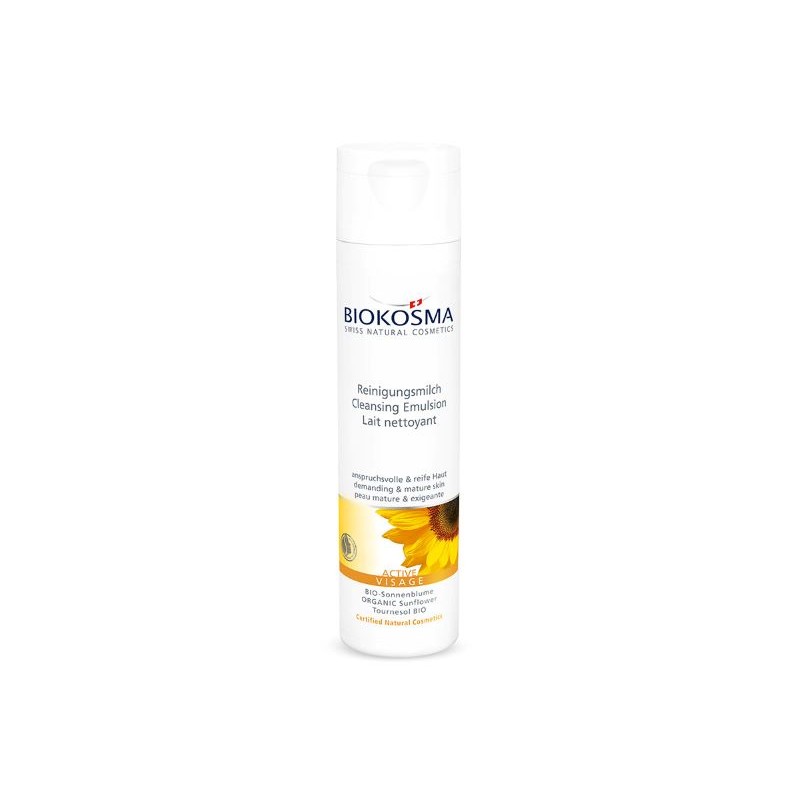 BIOKOSMA ACTIVE Visage Reinigungsmilch 150 ml