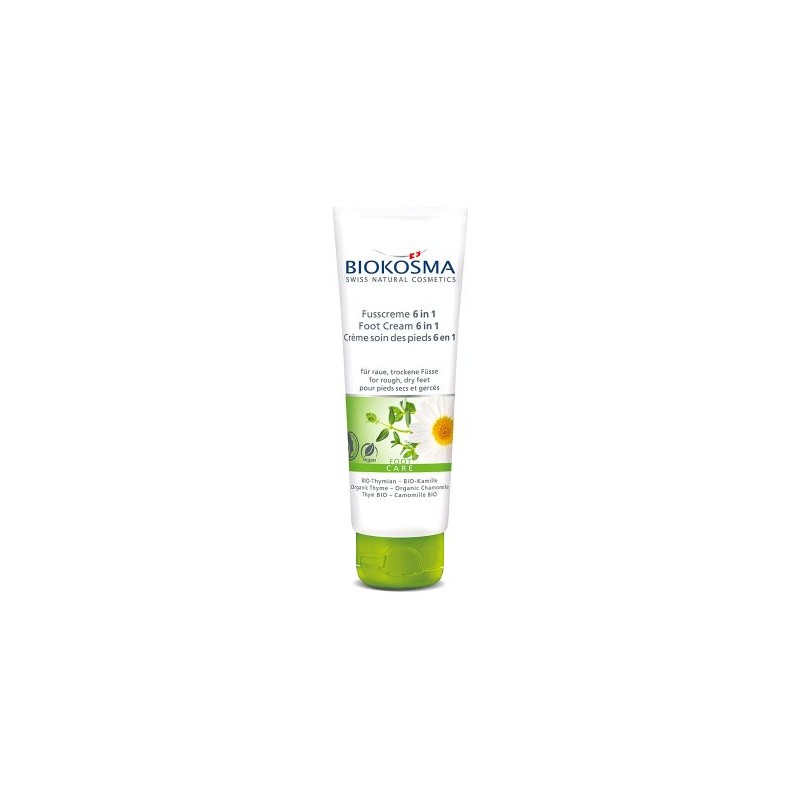 BIOKOSMA Fusspflegecreme 6 in 1 Tb 75 ml