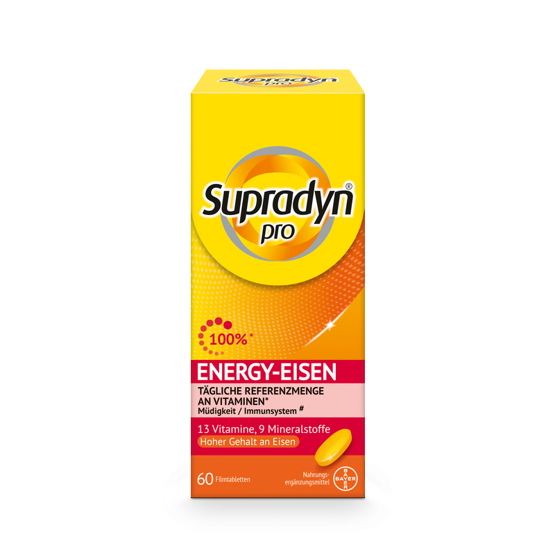 SUPRADYN PRO energy eisen Filmtabl 60 Stk SUPRADYN PRO energy eisen Filmtabl 60 Stk