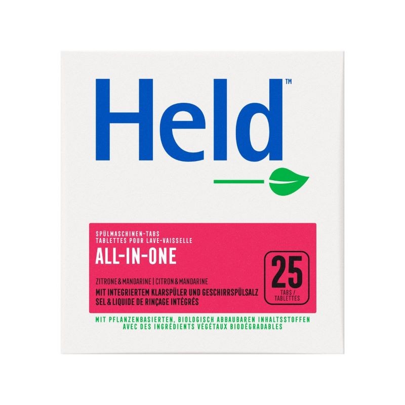 HELD Geschirrspül Tabs All One Zit 500 g