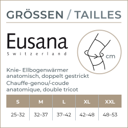 EUSANA Kniewärmer doppelt gestrickt ivoire - Online kaufen - Knie- ...