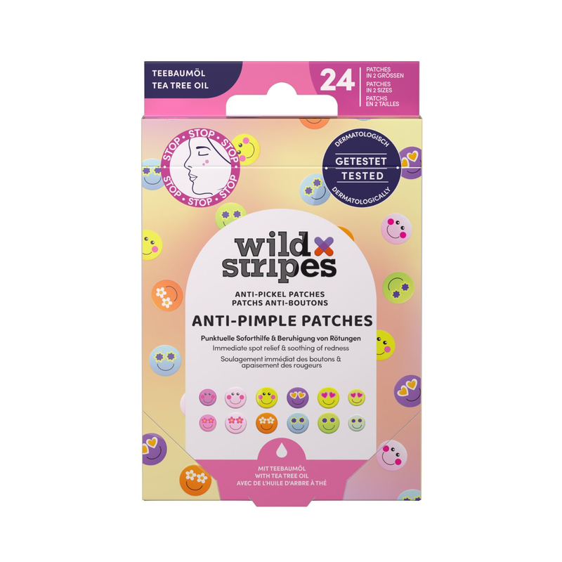 WILD STRIPES Anti-Pickelpfl Teebaumöl 24 Stk