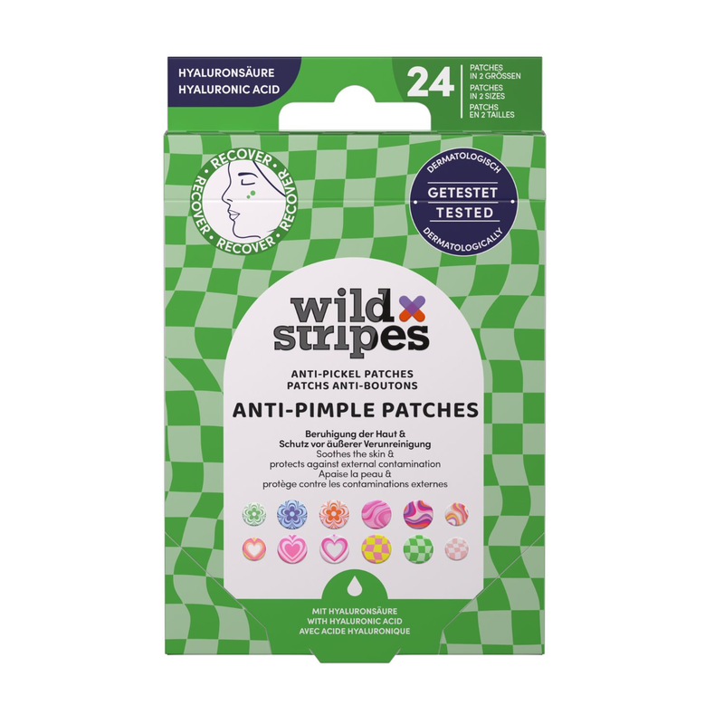 WILD STRIPES Anti-Pickelpfl Hyaluronsäure 24 Stk
