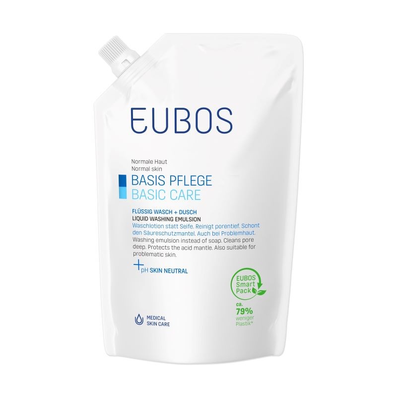 EUBOS Seife liquide unparf blau refill 400 ml