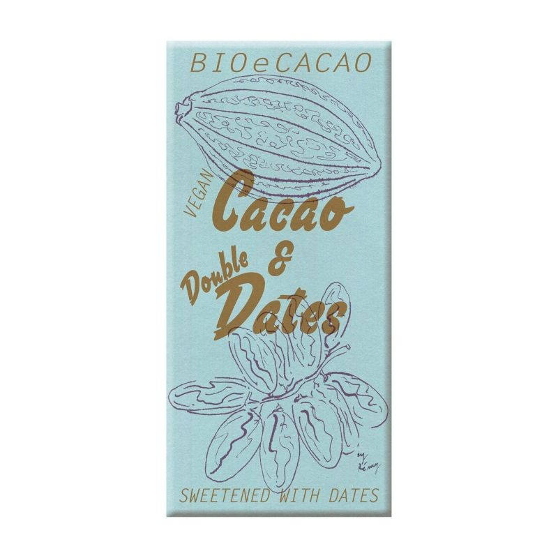 BIOECACAO Dattelschokolade 46 % Double Dates 90 g