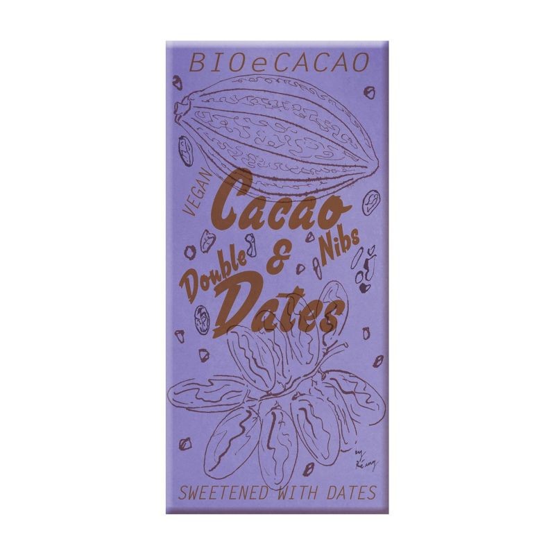 BIOECACAO Dattelschokolade 51 % Double Dates 90 g