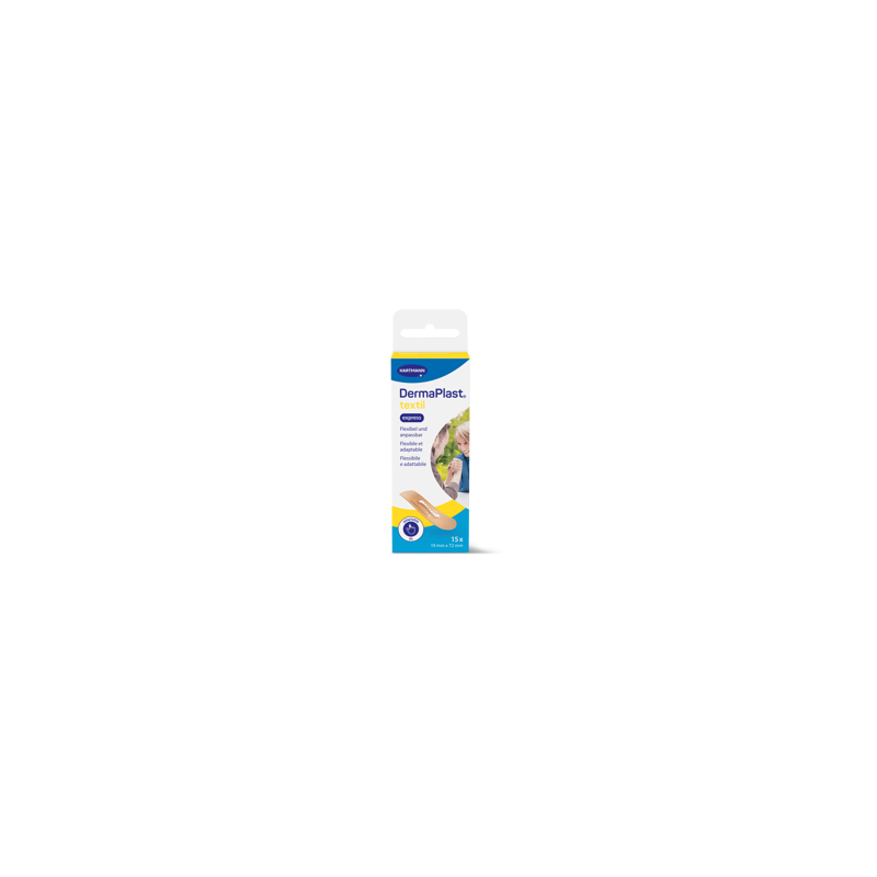 DERMAPLAST Text Expr Strips 19x72mm Box 15 Stk