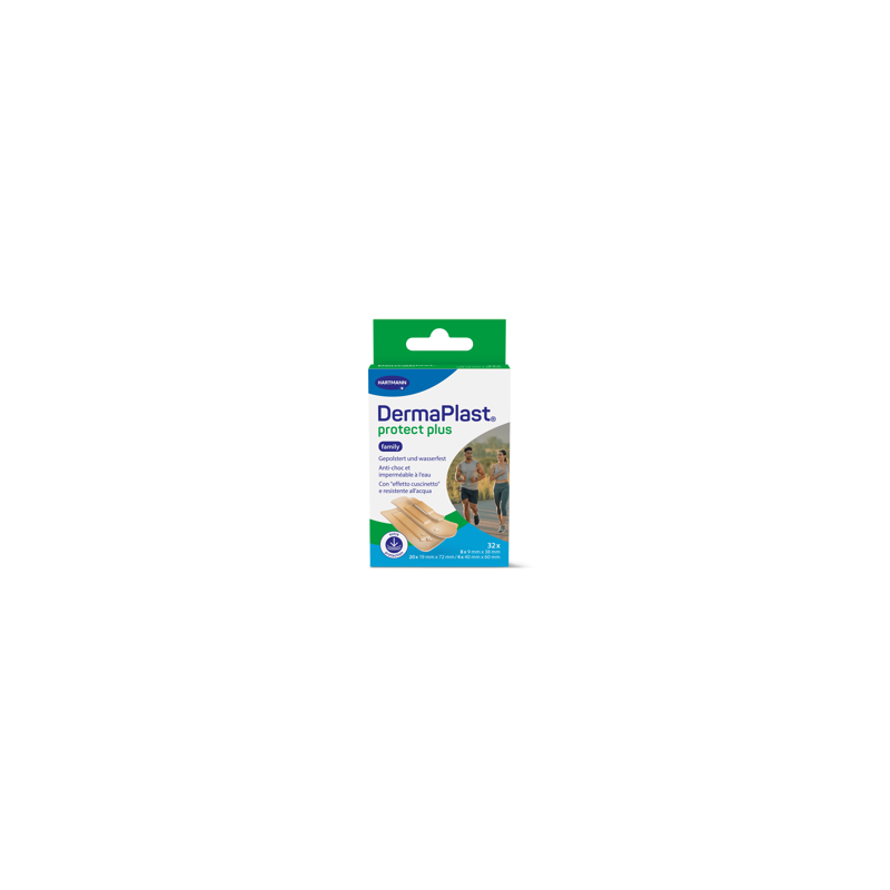 DERMAPLAST ProtectPlus Family 3 Grössen 32 Stk DERMAPLAST ProtectPlus Family 3 Grössen 32 Stk